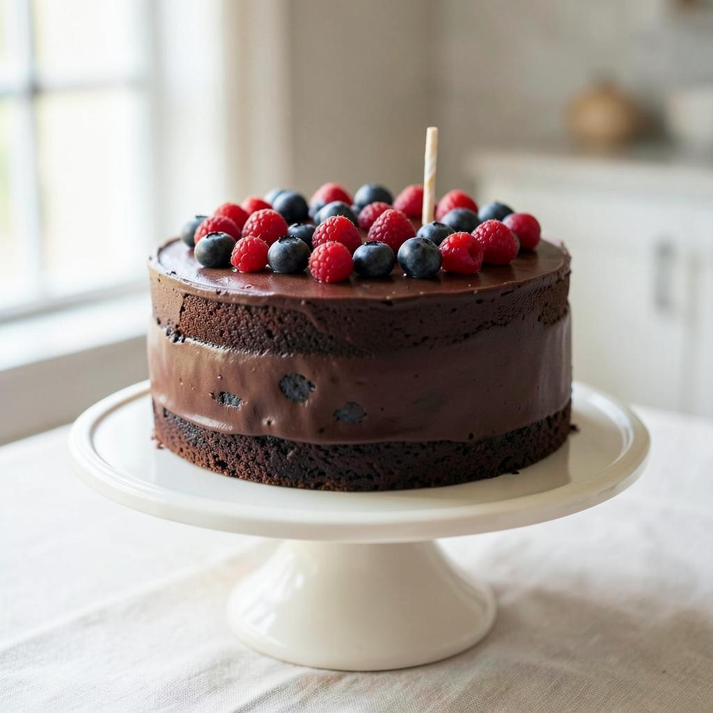 Eggless Chocolate Truffle Cake